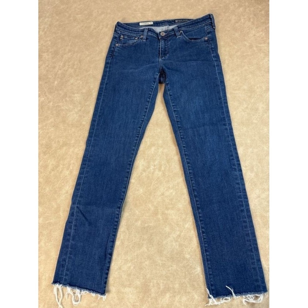 AG Adriano Goldschmied Womens Legging Super Skinny Fit USA Made Blue Jeans‎ 28R